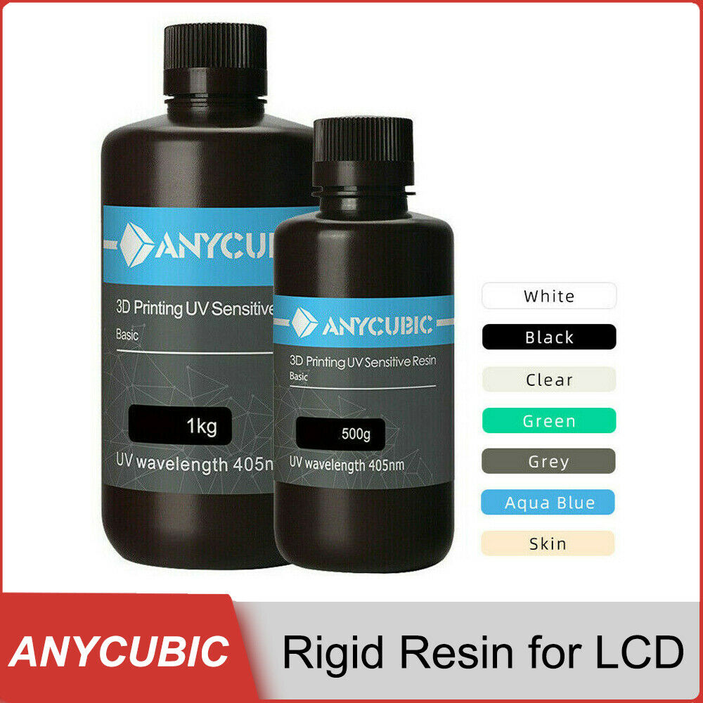 Us Stock Anycubic Resin 500g / 1000g 405nm Uv Sensitive Resin For Dlp Sla Photon