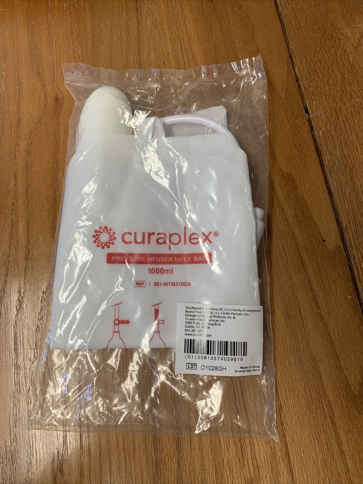 Curaplex Pressure Infuser For I.v. Bag 1000ml