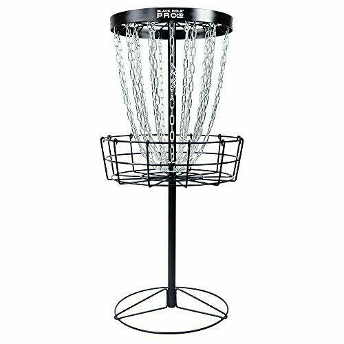 Mvp Black Hole Pro Hd 24-chain Portable Disc Golf Basket Target