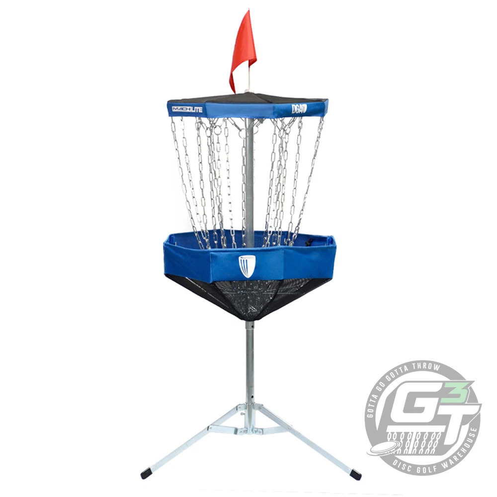 Dga Mach Lite 16 Chain Portable Disc Golf Basket - Pick Your Color