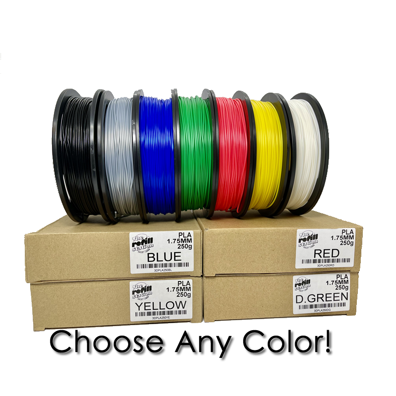 3d Printer Filament Pla 250 Grams, 1.75mm Roll, 7 Different Colors To Choose