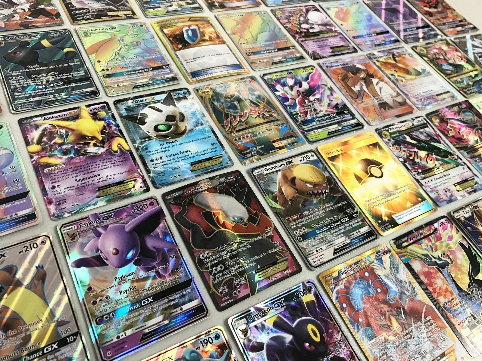 Pokemon Card Lot 100 Official Tcg Cards Ultra Rare Included | Gx Ex Mega Or V!