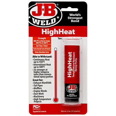 Jb Weld 8297 High Heat Epoxy Putty Stick