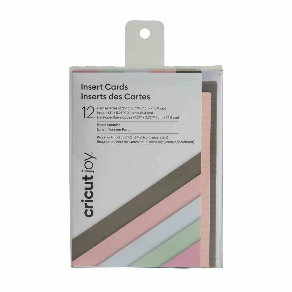 Cricut Joy Insert Cards - Pastel Sampler 12 Ct-damaged Package