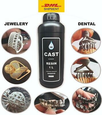 Dlp  Sla  Lcd 3d Printer Castable High Quality Resin For Dental  &  Jewelry