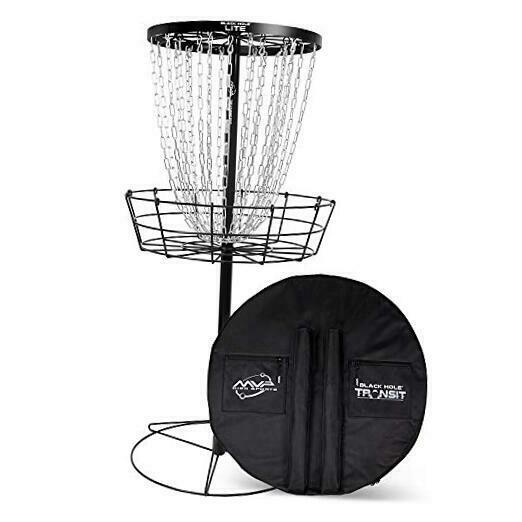 Black Hole Lite Disc Golf Basket With Transit Bag