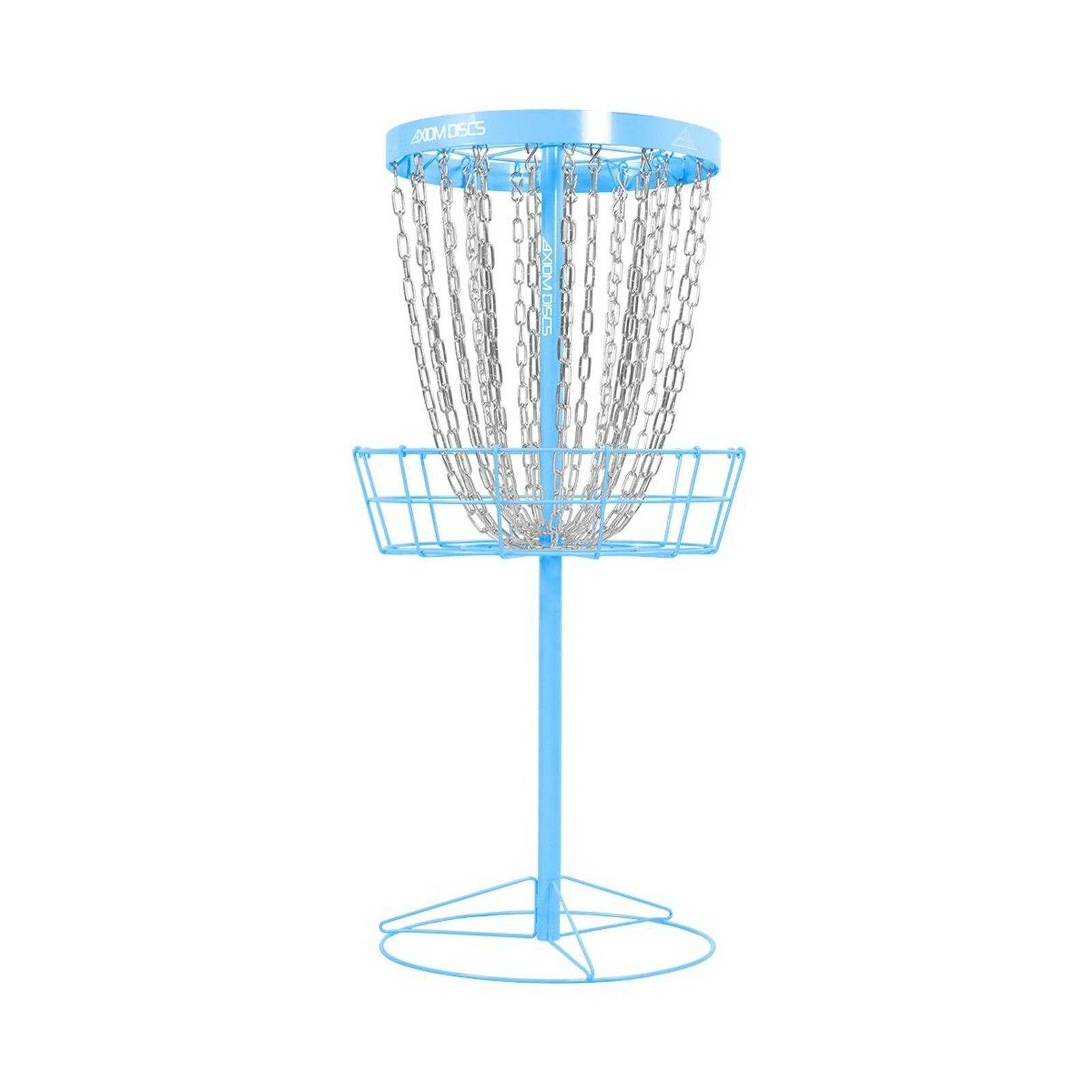 Axiom Discs Pro 24-chain Disc Golf Basket Light Blue