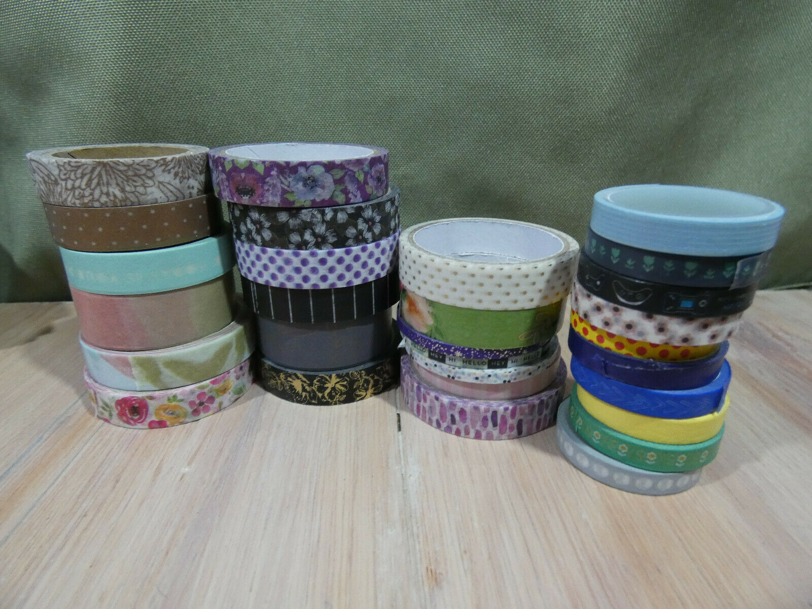 Mixed Washi Tape Lot Of 29 Rolls  Washi Tape, Some Used Some New