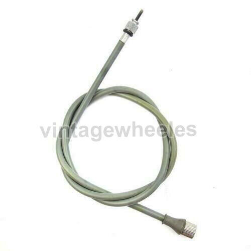 Lambretta Speedo Cable Grey Indian / Italian Thread Fitment Speedometer